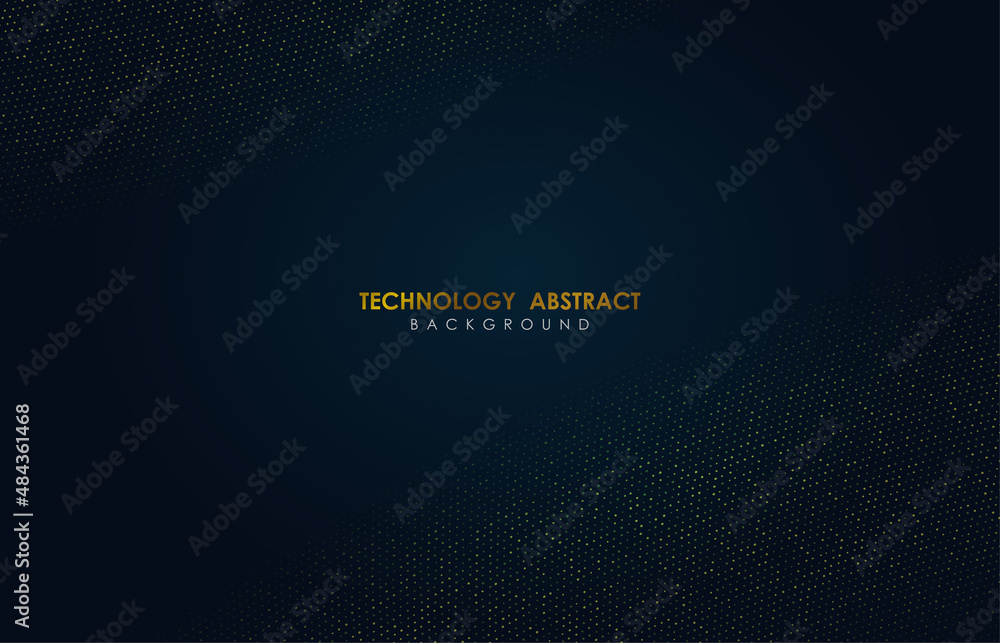 Poster abstract golden dots pattern design halftone artwork decorative template. simple style for classic c