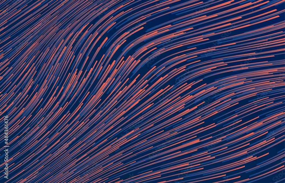 Aufkleber abstract futuristic lines template decorative style. overlapping design of gradient color background