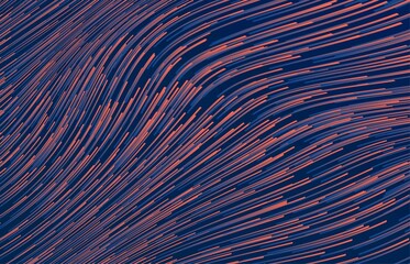 Obraz premium Abstract futuristic lines template decorative style. Overlapping design of gradient color background. Illustration vector