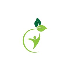 Human Healthy Life Logo template vector icon