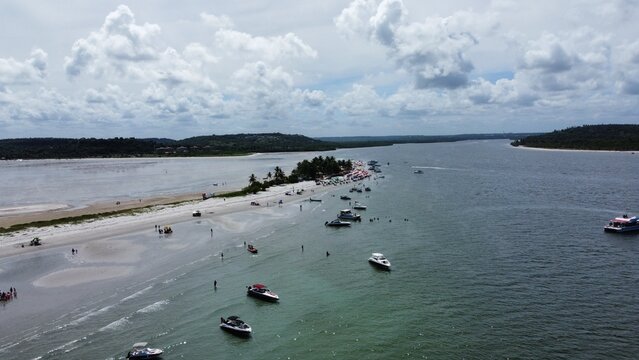 Island Coroa do Avi&atilde;o. Localized in Igarassu Pernambuco, Brazil