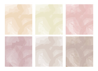 A selection of colorful backgrounds with stain and watercolor effects.