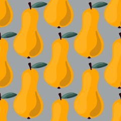 Fruit seamless pears pattern for fabrics and textiles and packaging and gifts and cards and linens and kids 