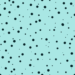 Dotted background. Doodle seamless simple pattern. Hand drawn casual polka dot texture. Vector illustration