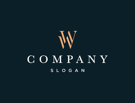 Luxury WW logo template