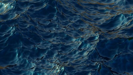 3d render  of ocean waves surface