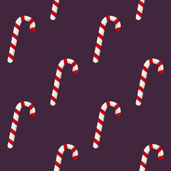 Vector pattern of caramel sticks.