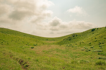 Oreum in Jeju Island is beautiful