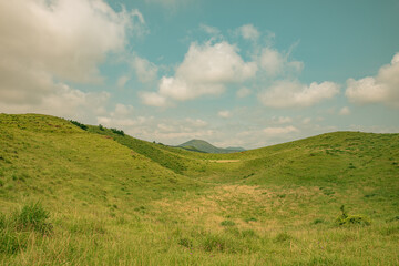 Oreum in Jeju Island is beautiful