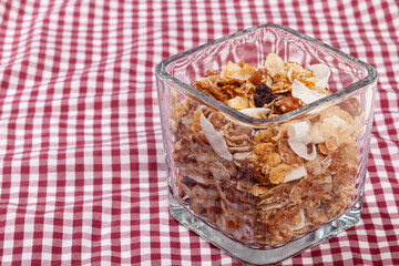 Healthy Food - Food For Breakfast; Tasty And Nutritious Organic Granola