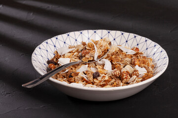Healthy Food - Food For Breakfast; Tasty And Nutritious Organic Granola