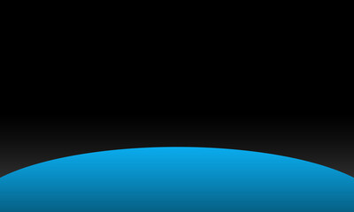 a black background with blue gradient oval circles