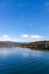 舘山寺から眺望　冬の浜名湖