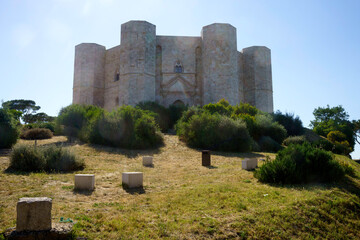 Castel del Monte, historic castle in Apulia, Italy