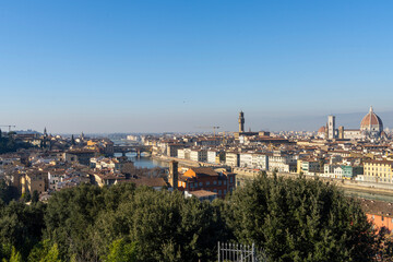 Panoramic view of Florence, Ital,y