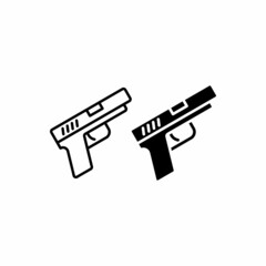 firearm icon vector