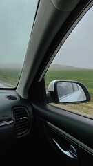 raindrops on car windows