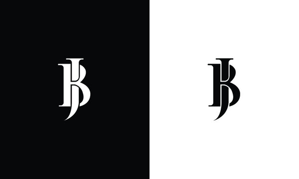 Premium Vector | Bj logo design template vector graphic branding element