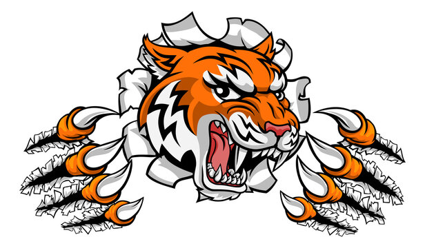 Tiger Animal Cartoon Mascot