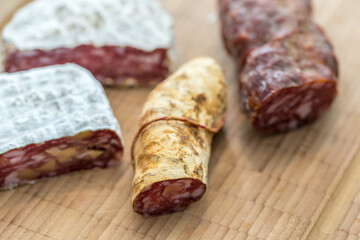 Different types of salami