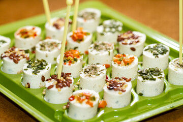 Cheese canapes