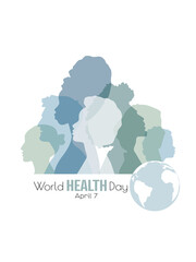 World Health Day banner.