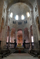 Abside de l'église Notre-Dame de Beaulieu-sur-Dordogne, Corrèze, France