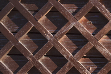 Fence closeup Abstract wooden background