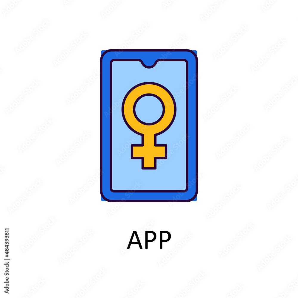 Poster app vector filled outline icon design illustration. home improvements symbol on white background eps