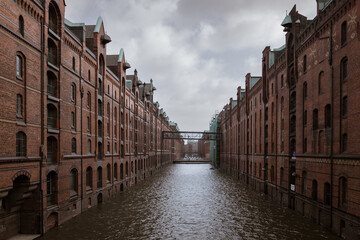 Naklejka premium Hamburg Cityscape
