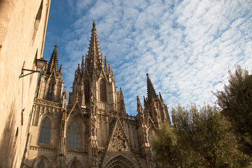 Fototapeta na wymiar Catedral de Barcelona