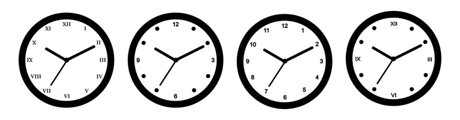 Clock Icons Vector