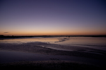 Fototapeta na wymiar The Blackwater Estuary at Maldon, Essex at Sunrise