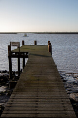 An Old Pier on the River Crouch at Burnham-on-Crouch, Essex