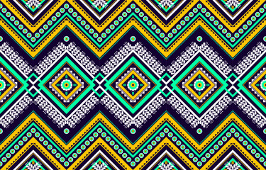 Geometric ethnic seamless pattern traditional. Oriental tribal striped. Flower decoration. Design for background,illustration,fabric,batik,clothing,wrapping,wallpaper,carpet,embroidery