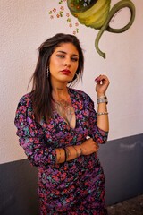 portrait shooting of a tattoo woman in funchal madeira portugal 