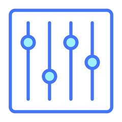 mixer Icon. User interface Vector Illustration, As a Simple Vector Sign and Trendy Symbol in Line Art Style, for Design and Websites, or Mobile Apps,