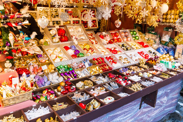 Christmas market stall