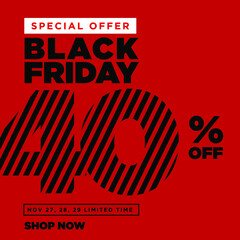 BLACK FRIDAY EYE CATCHING BANNER