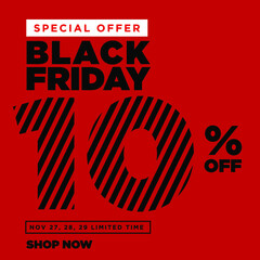 BLACK FRIDAY EYE CATCHING BANNER