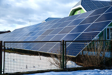 Solar panels are an environmentally friendly source of energy.