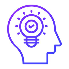 innovation Icon. User interface Vector Illustration, As a Simple Vector Sign and Trendy Symbol in Line Art Style, for Design and Websites, or Mobile Apps,