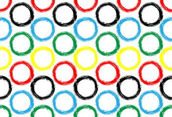 background with circles. Abstract background with colored circles. Design for you.	