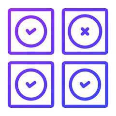 choose Icon. User interface Vector Illustration, As a Simple Vector Sign and Trendy Symbol in Line Art Style, for Design and Websites, or Mobile Apps,