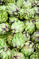 Fototapeta premium Artichokes Background Pattern