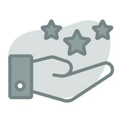 review Icon. User interface Vector Illustration, As a Simple Vector Sign and Trendy Symbol in Line Art Style, for Design and Websites, or Mobile Apps,