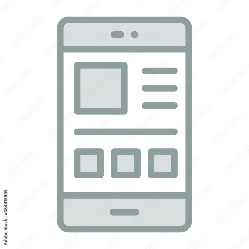Wall mural layout icon. user interface vector illustration, as a simple vector sign and trendy symbol in line a