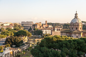 Fototapeta na wymiar Old city, Rome, Italy