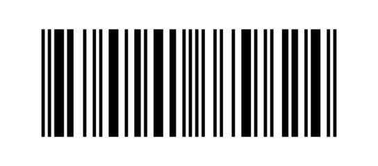 Barcode vector icon. Isolated illustration on white background
