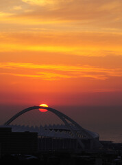 Fototapeta na wymiar Sunrise in Durban, South Africa